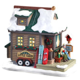 Lemax Porcelain Lighted House Lemax Home Away From Home, B/O LED